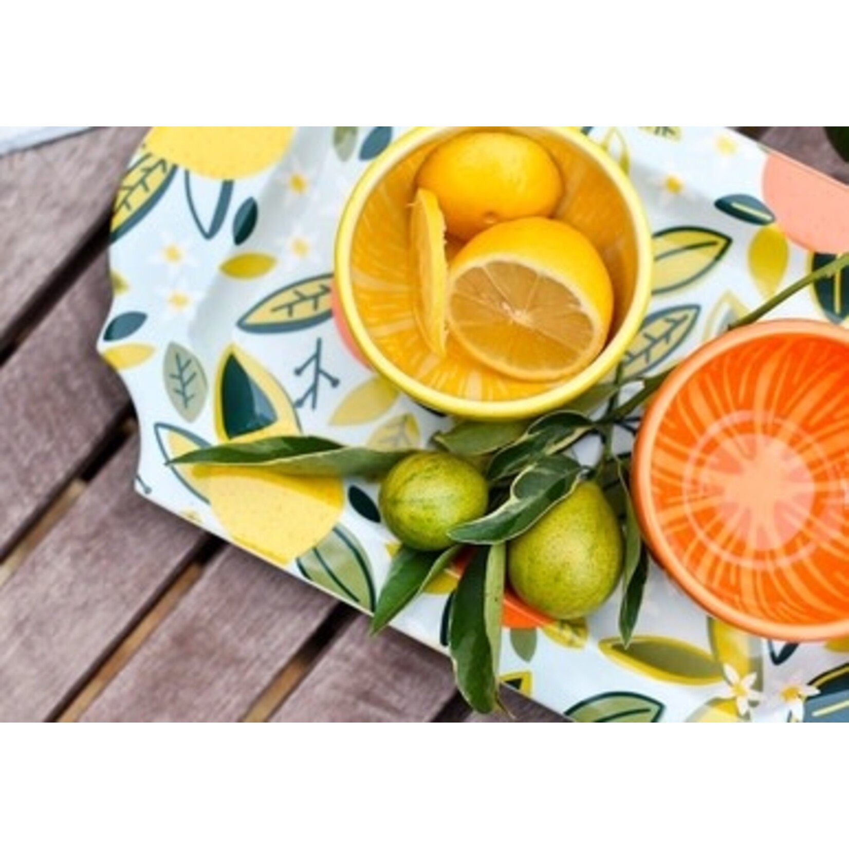 coton colors orange appetizer bowl