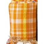 m. lynne designs orange madras tea towel