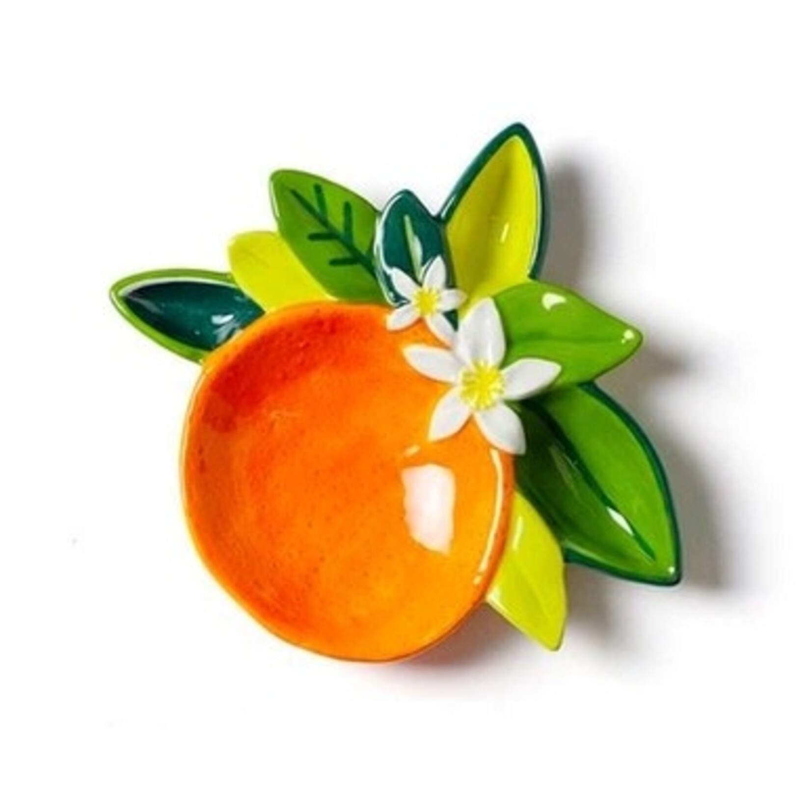coton colors orange shaped tray