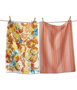 available at m. lynne designs Oranges Dishtowel Set of Two