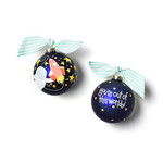 coton colors out in space glass ornament