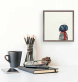 available at m. lynne designs Parisian Poodle Framed Canvas