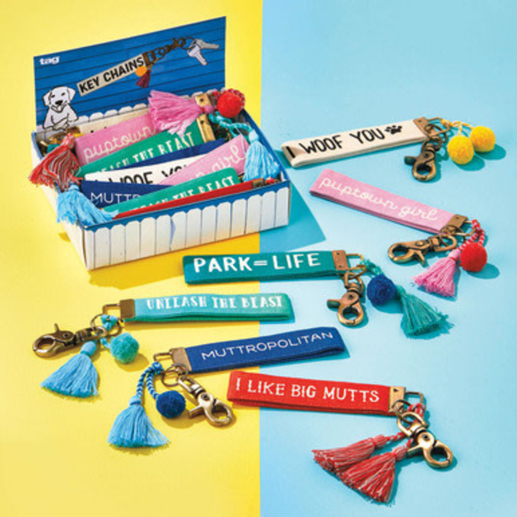 m. lynne designs park=life keychain