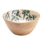 m. lynne designs pine pattern mango enameled bowl