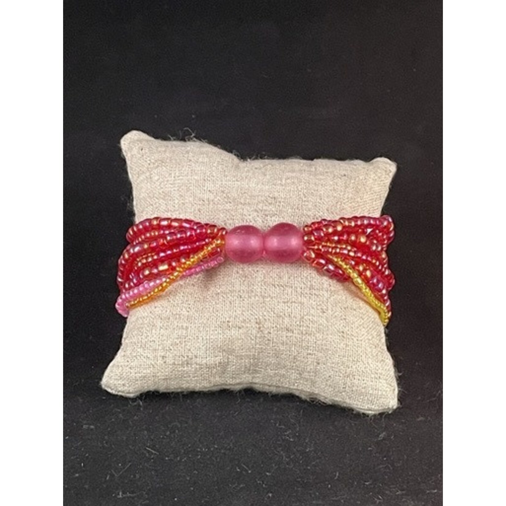 m. lynne designs pink summer elastic bracelet