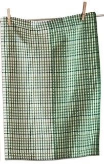 available at m. lynne designs Plaid Green Tea Towel