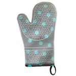 m. lynne designs polkadot turquoise silli mitt