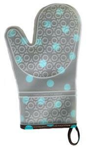 available at m. lynne designs Polka Dot Turquoise Silli Mitt