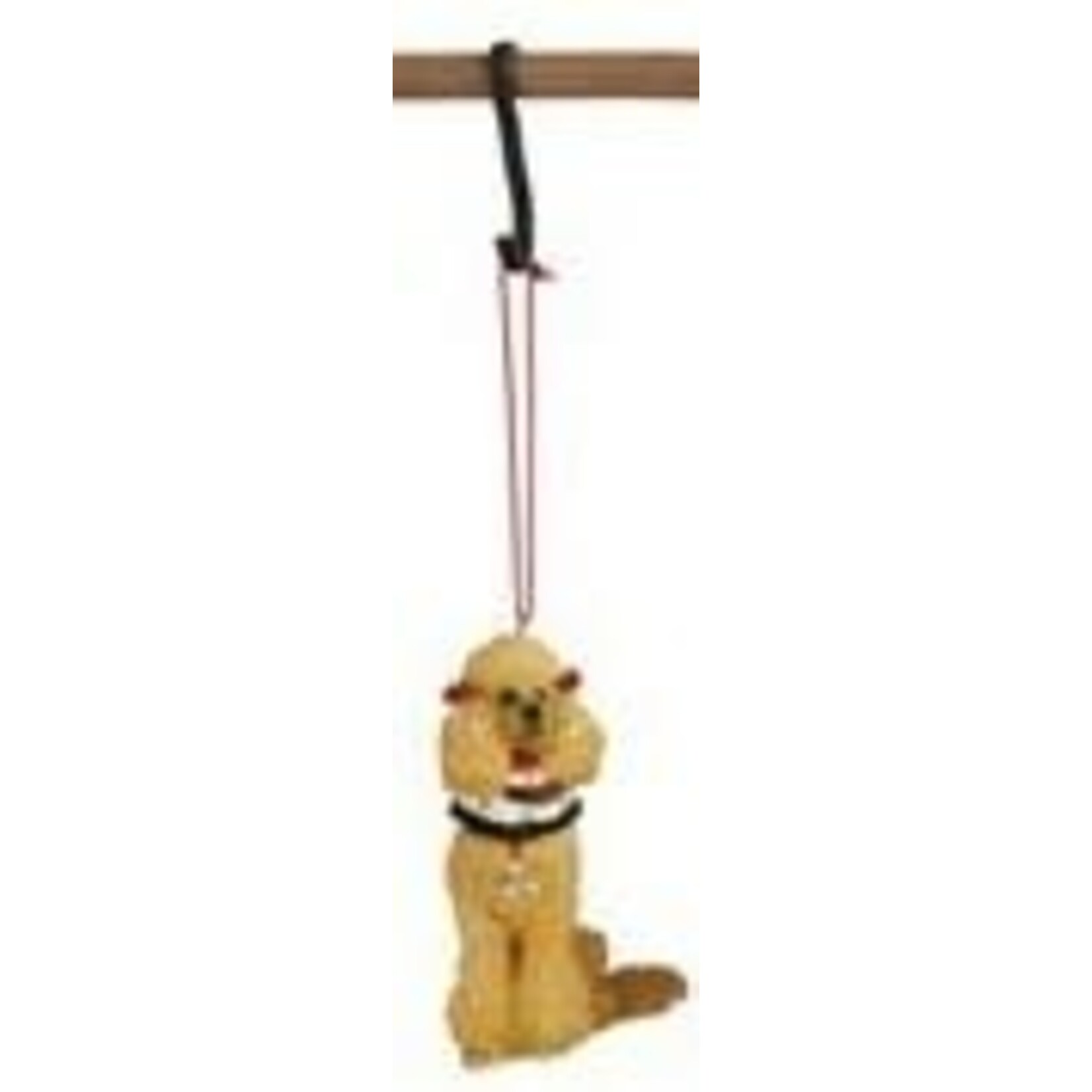m. lynne designs poodle with scarf ornament