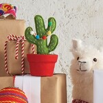 m. lynne designs potted cactus ornament