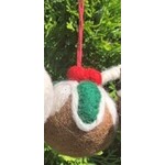 m. lynne designs pudding felt ornament