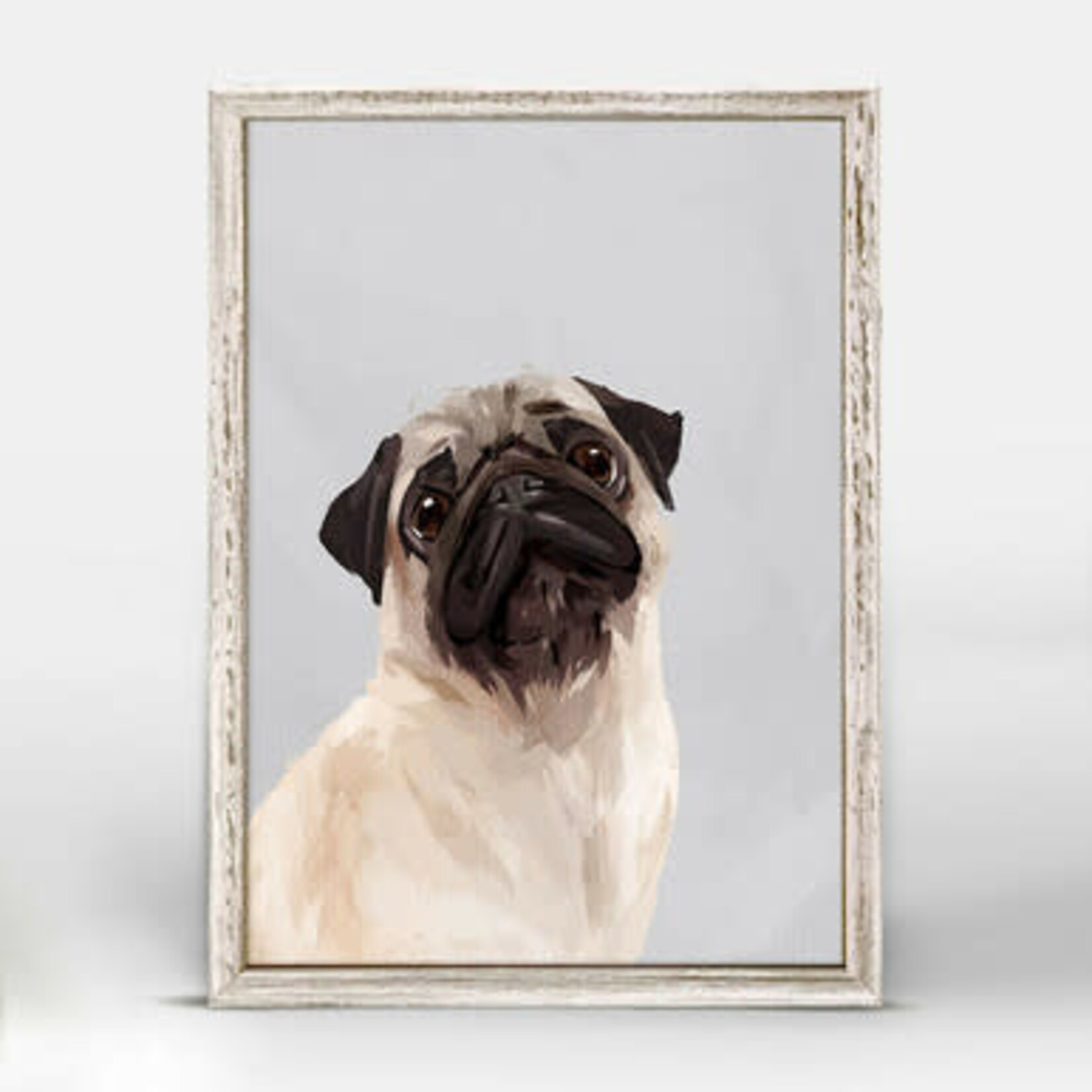 m. lynne designs puggy love framed canvas
