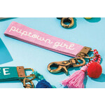m. lynne designs puptown girl keychain