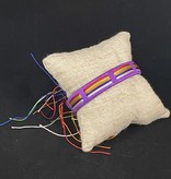 available at m. lynne designs Purple Wrapped Thread Cuff