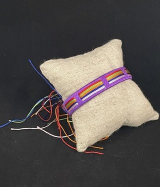 available at m. lynne designs Purple Wrapped Thread Cuff