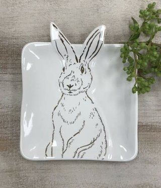 available at m. lynne designs Rabbit with Ears Trinket Dish