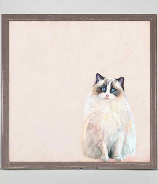 available at m. lynne designs ragdoll cat framed canvas