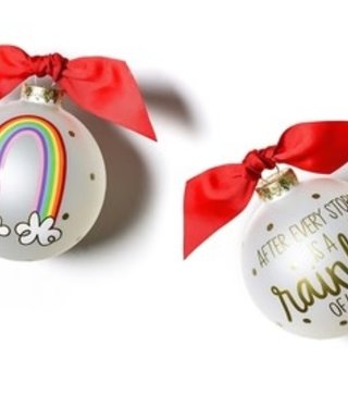 coton colors Rainbow of Hope Glass Ornament