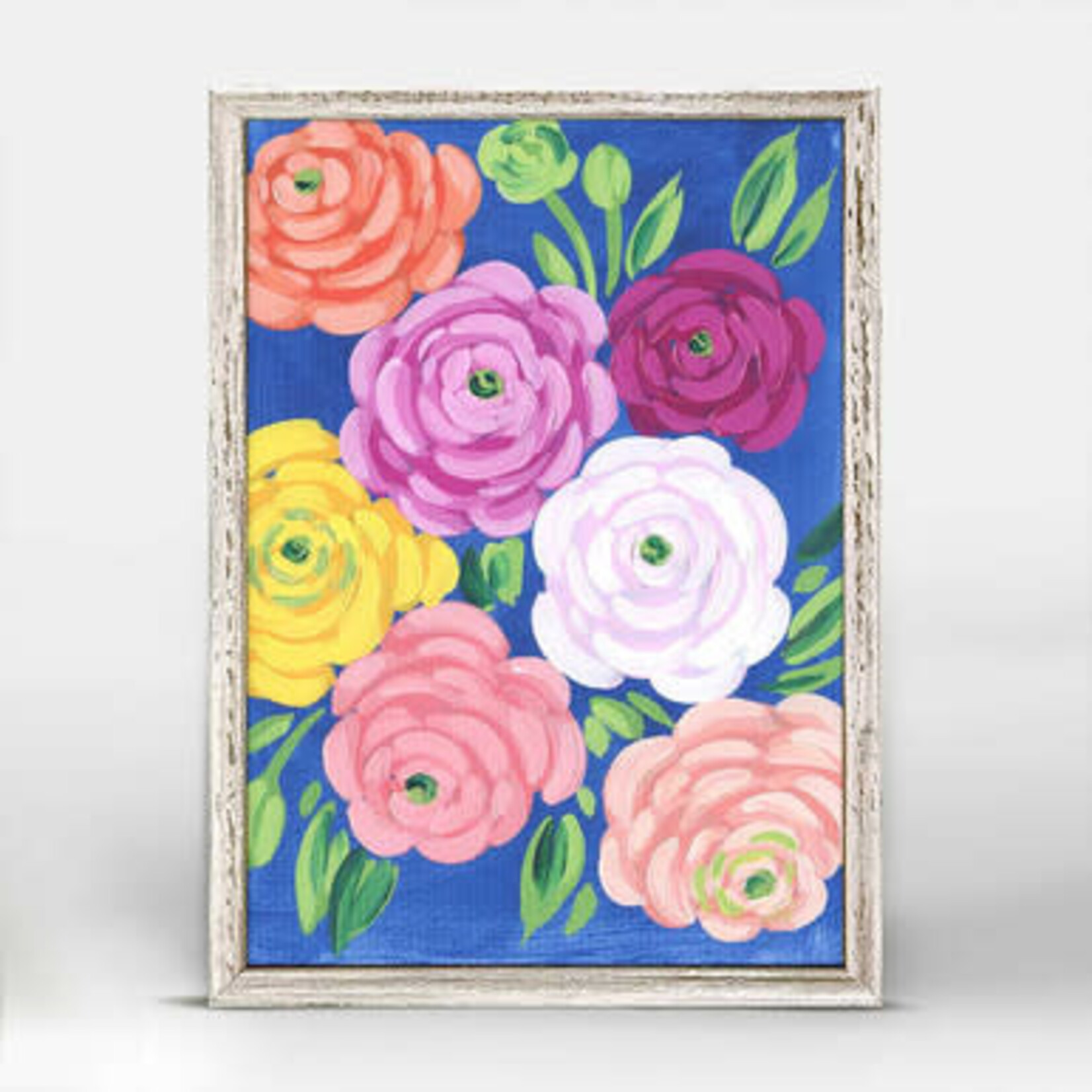 m. lynne designs ranunculus framed canvas