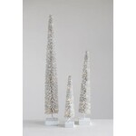 m. lynne designs rattan LED white tree