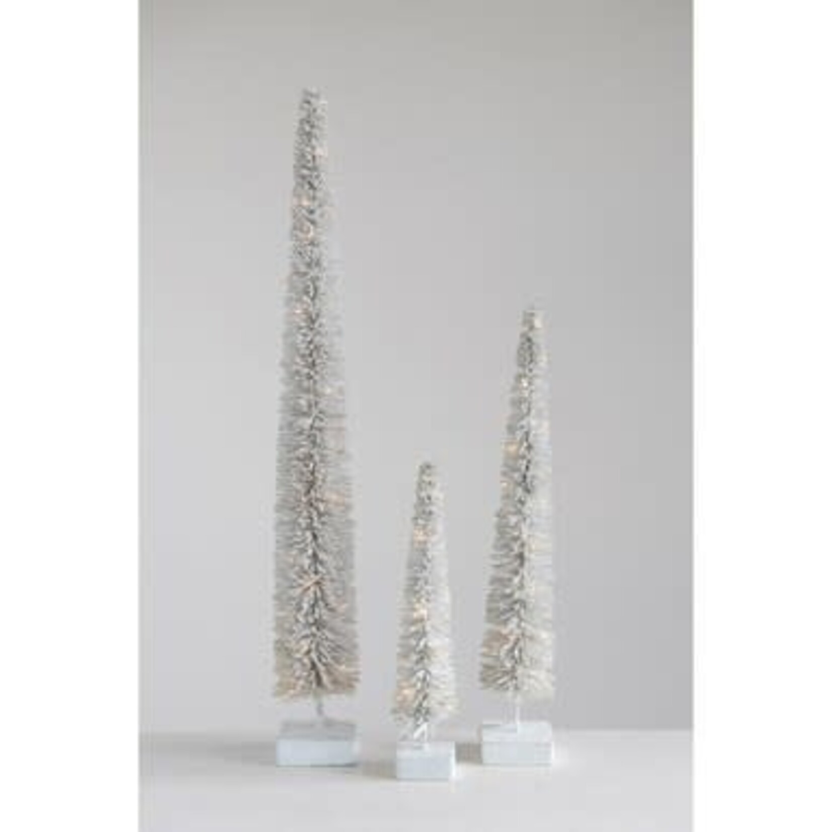 m. lynne designs rattan LED white tree