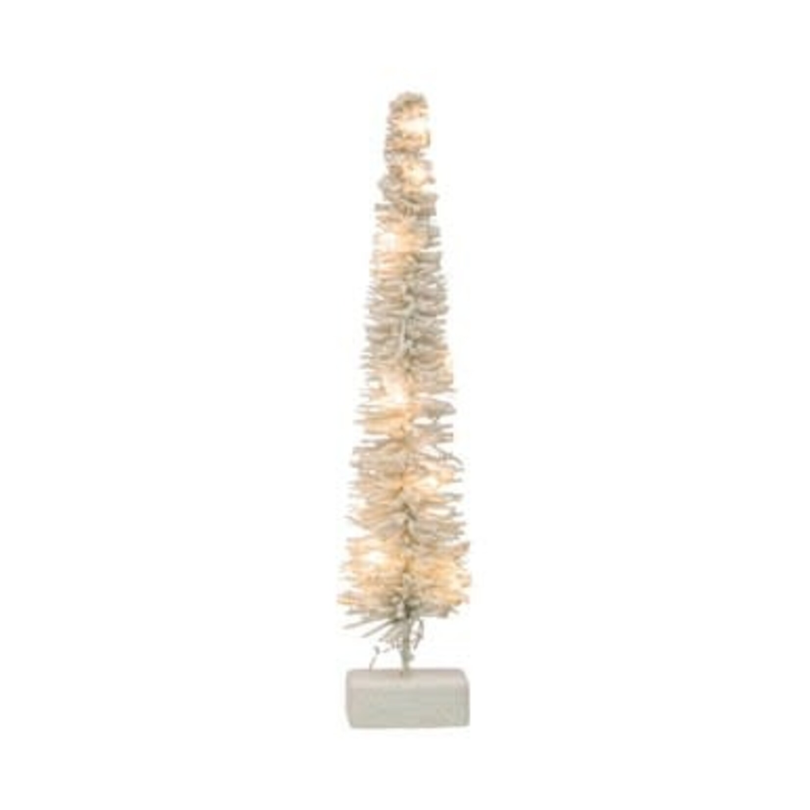 m. lynne designs rattan LED white tree