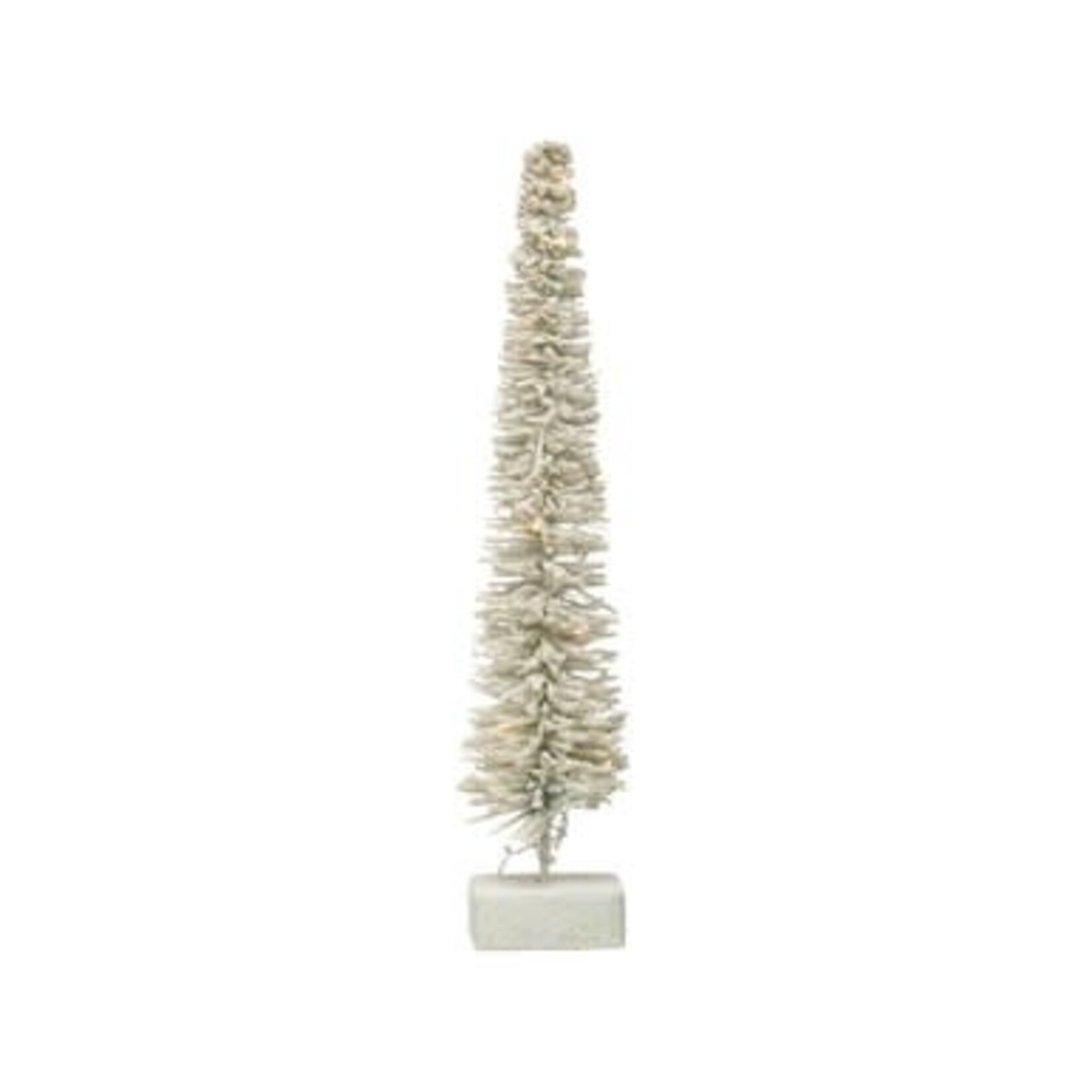 m. lynne designs rattan LED white tree
