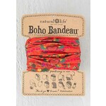 natural life red hearts boho bandeau