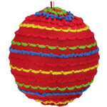 m. lynne designs red knit ball ornament
