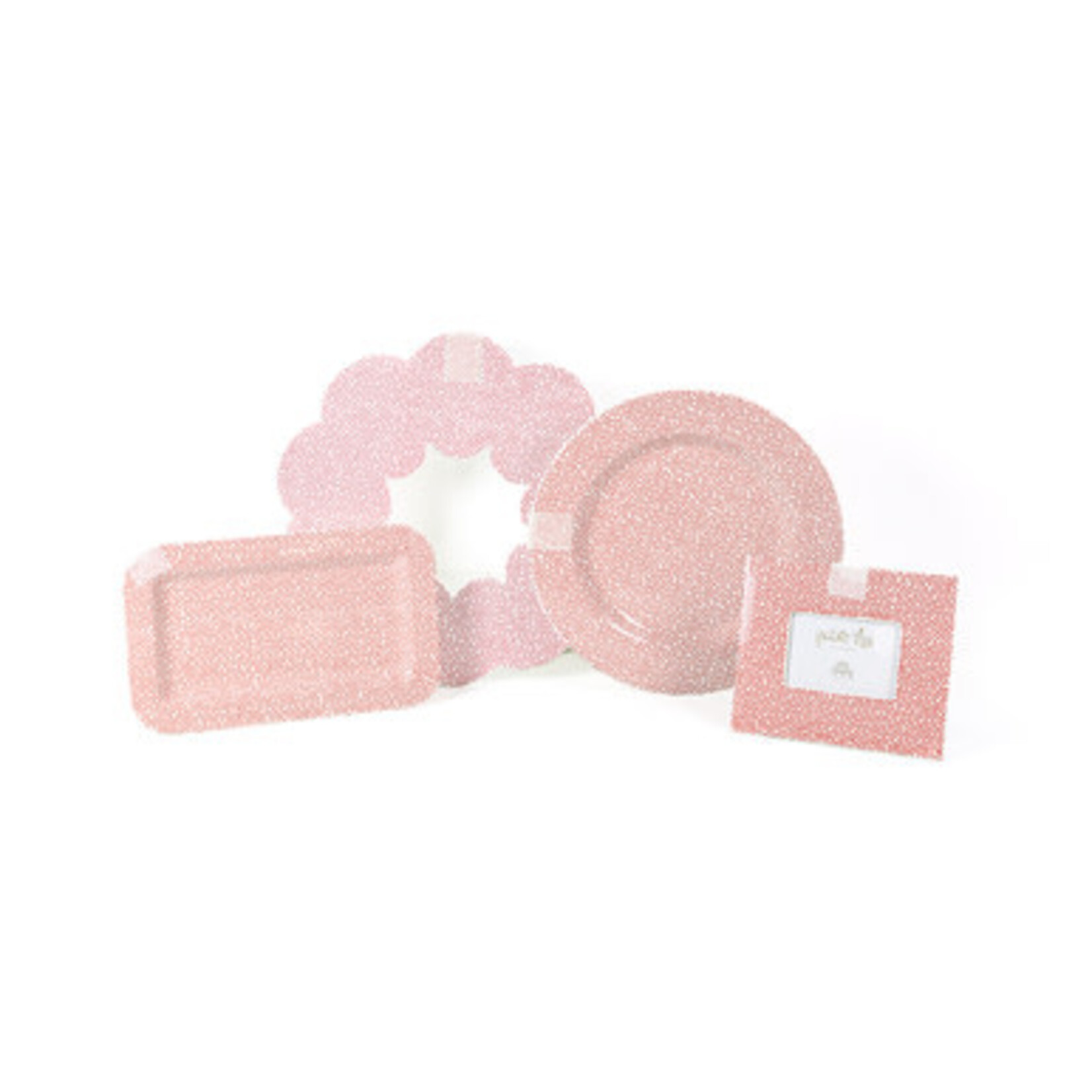 happy everything red small dot entertaining rectangle mini platter