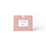 happy everything red small dot rectangle picture frame