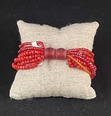 available at m. lynne designs Red Summer Elastic Bracelet