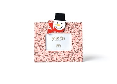 happy everything Red Small Dot Mini Rectangle Frame
