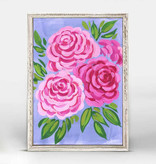 available at m. lynne designs Rose Framed Canvas