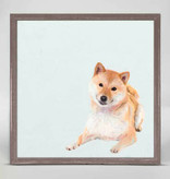 available at m. lynne designs Shiba Framed Canvas