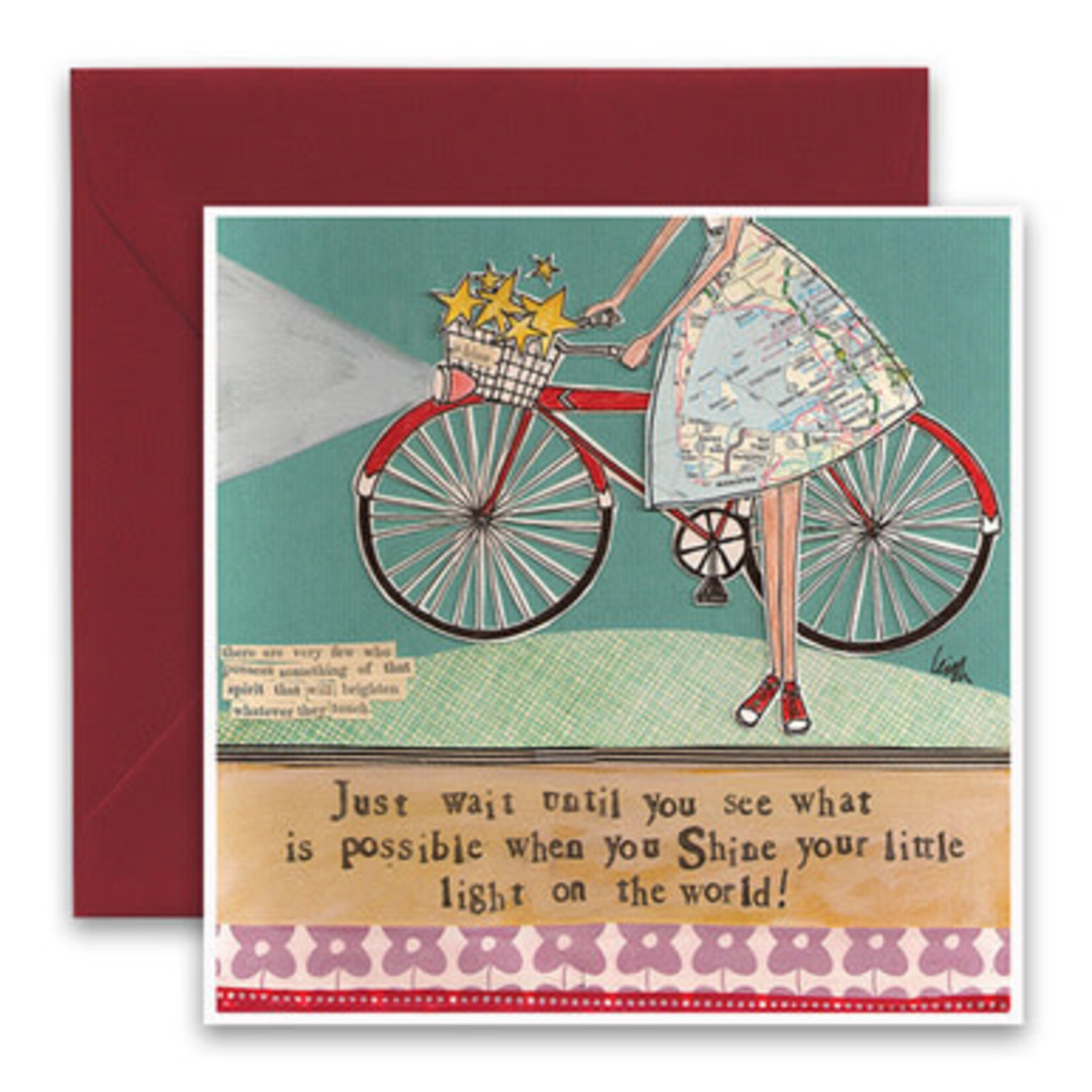curly girl shine card