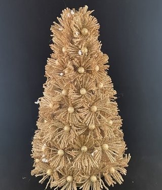 Short Jute String Vintage Cone Tree