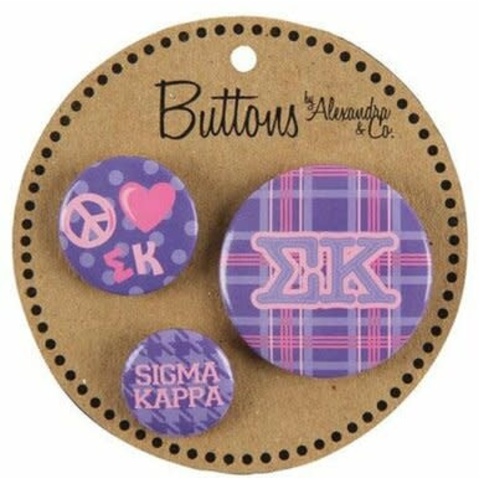 m. lynne designs sigma kappa buttons