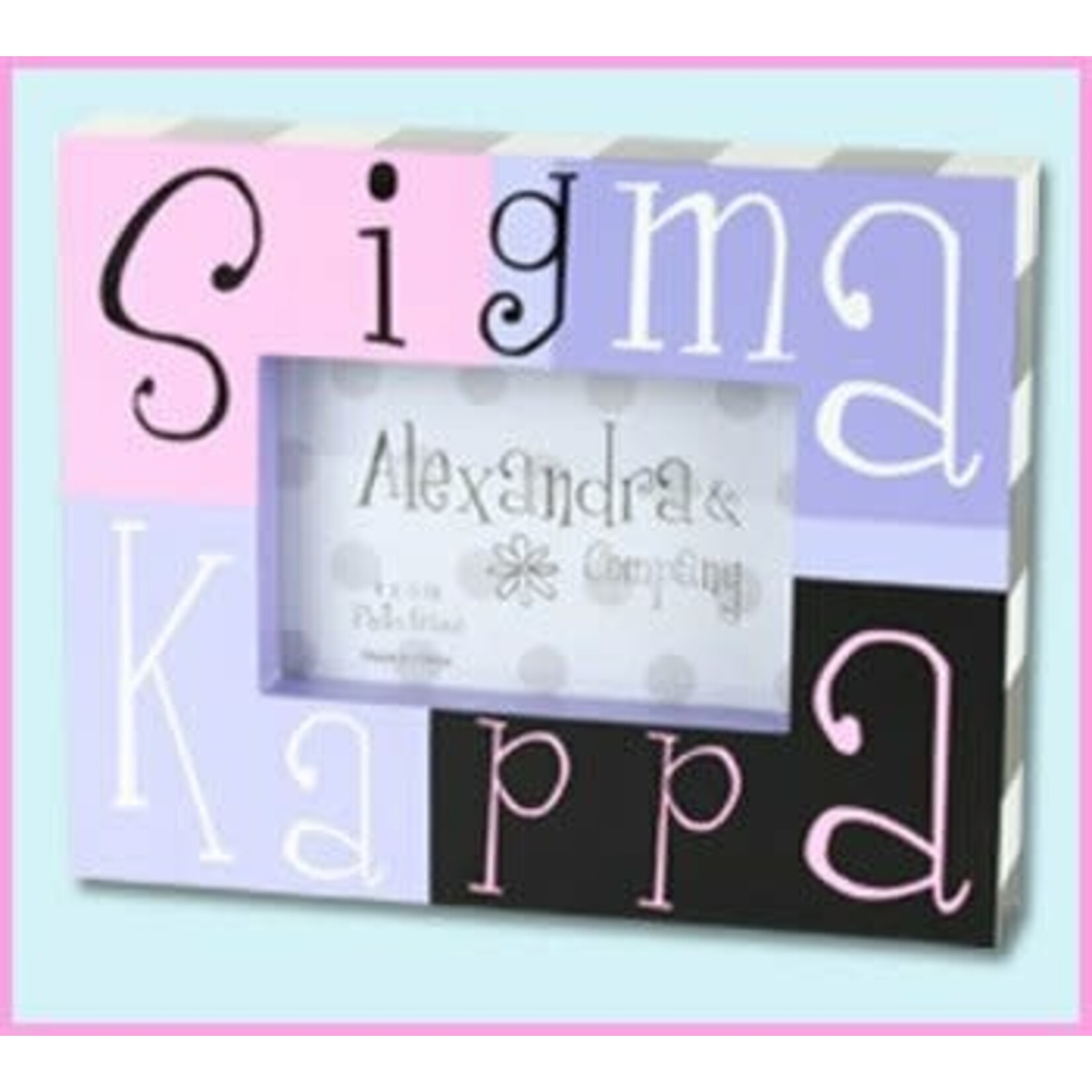 m. lynne designs sigma kappa block frame