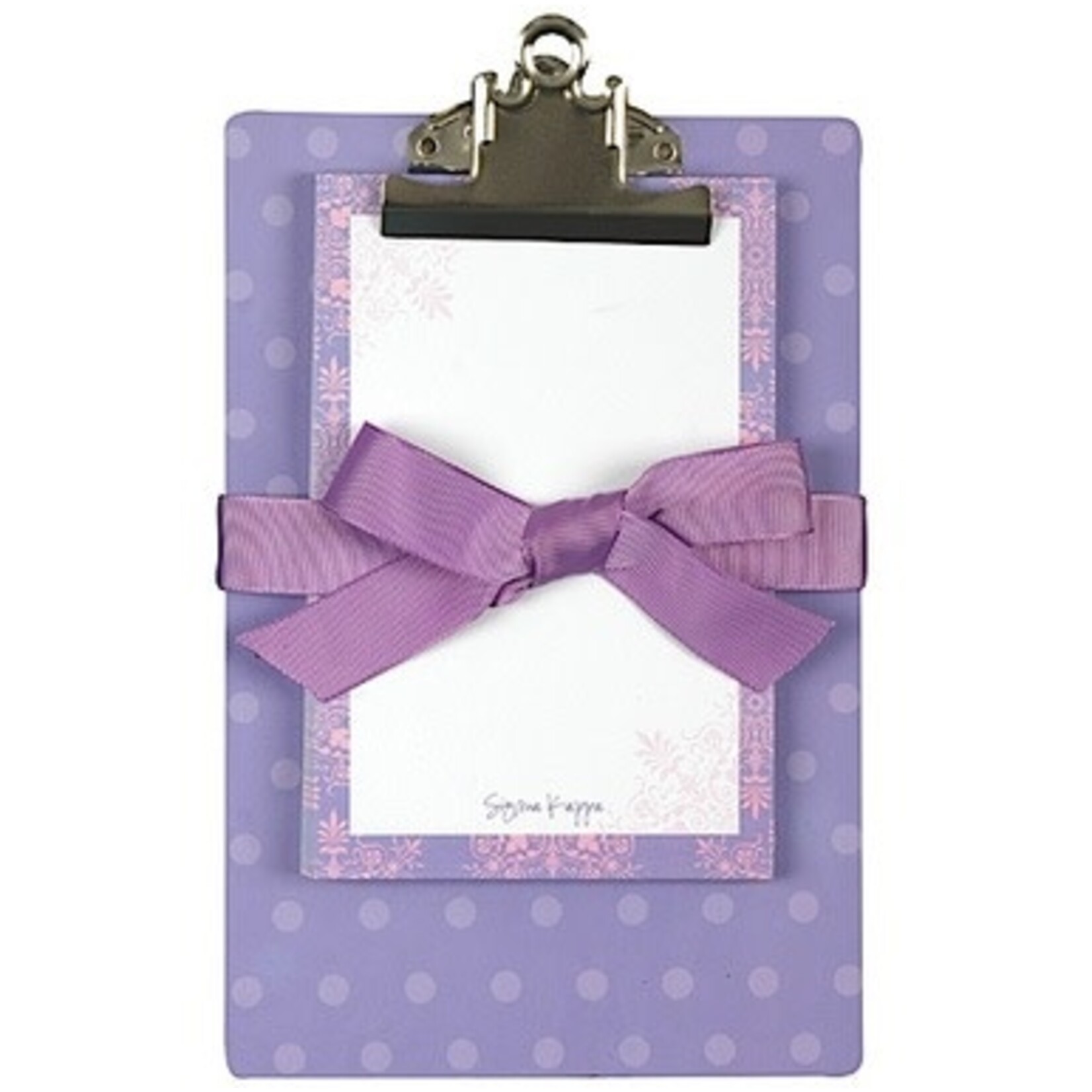 m. lynne designs sigma kappa clipboard