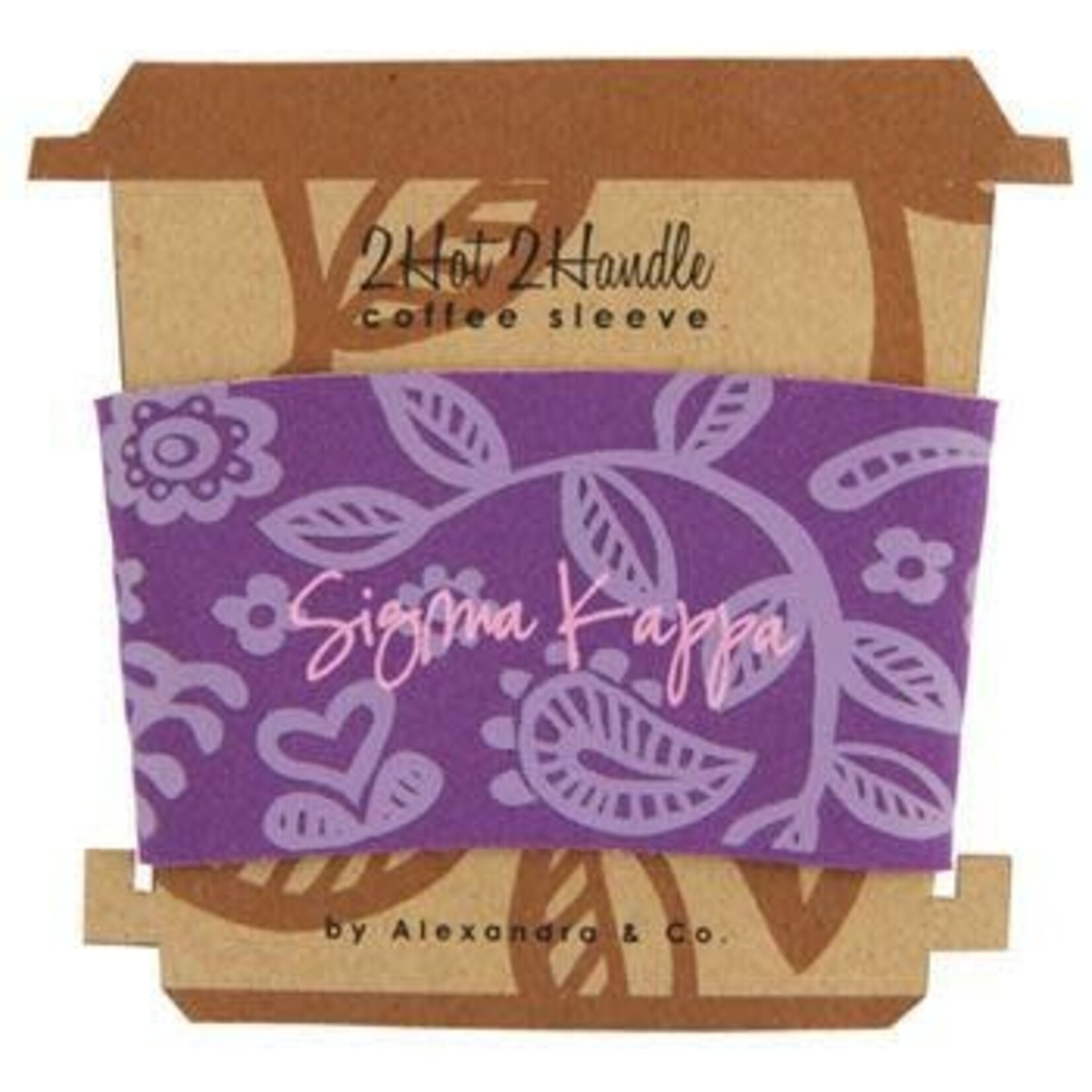 m. lynne designs sigma kappa coffee sleeve