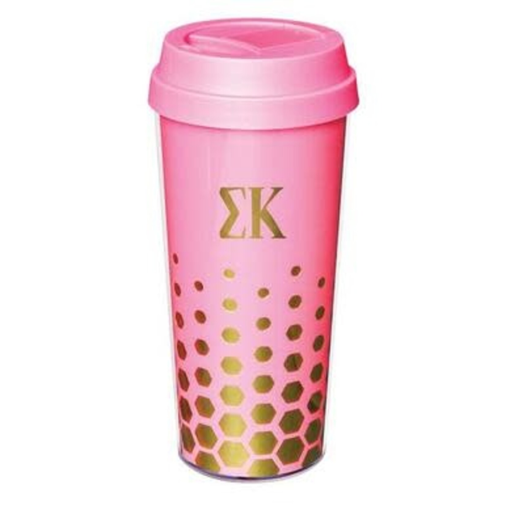 m. lynne designs sigma kappa coffee tumbler
