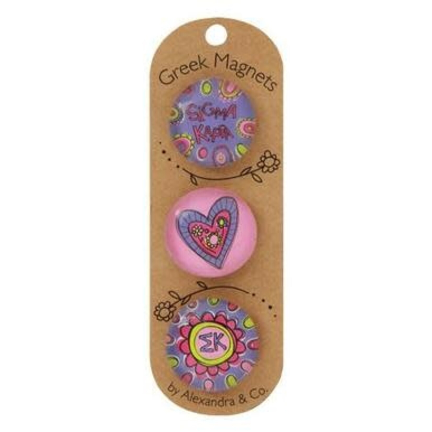 m. lynne designs sigma kappa large magnet set