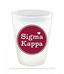 Sigma Kappa Love Frost Flex Cup