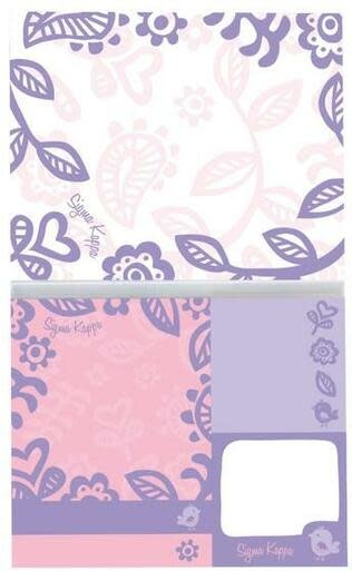 available at m. lynne designs Sigma Kappa Sticky Tab Book