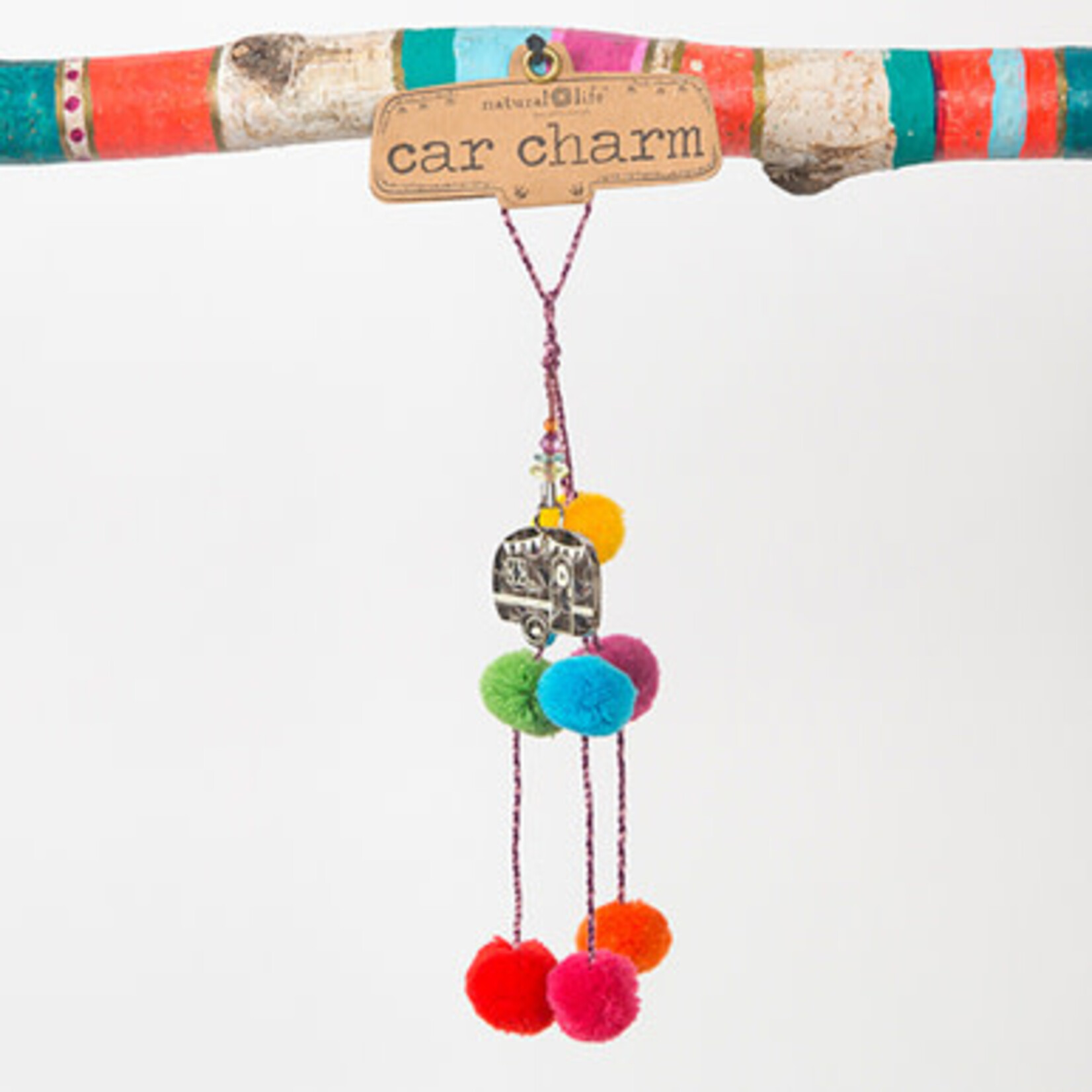 natural life silver token car charms camper