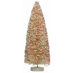 m. lynne designs bottlebrush tree with red, white and green sprinkles