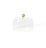 happy everything Small Gold Knob Cake Dome