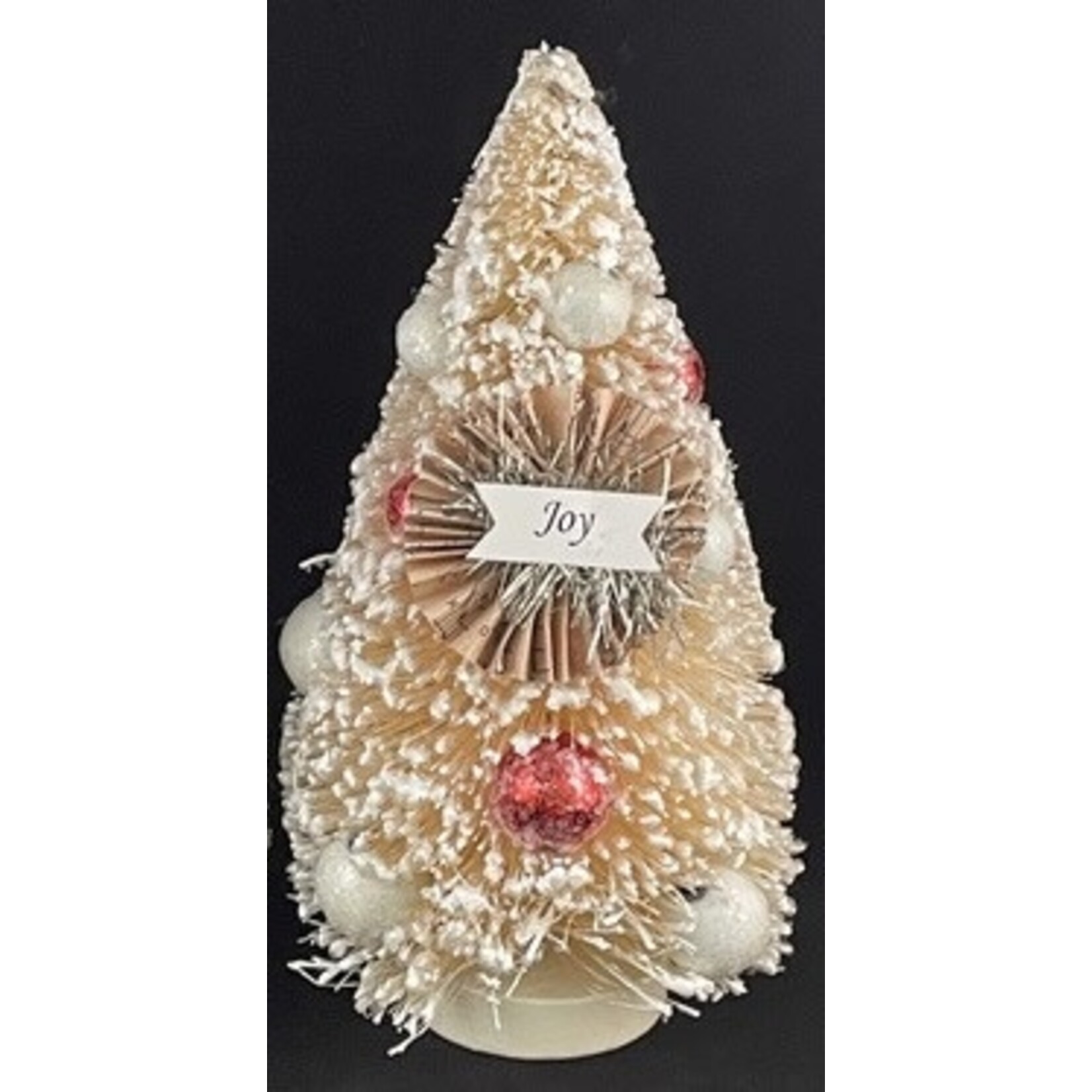 m. lynne designs snowy vintage tree