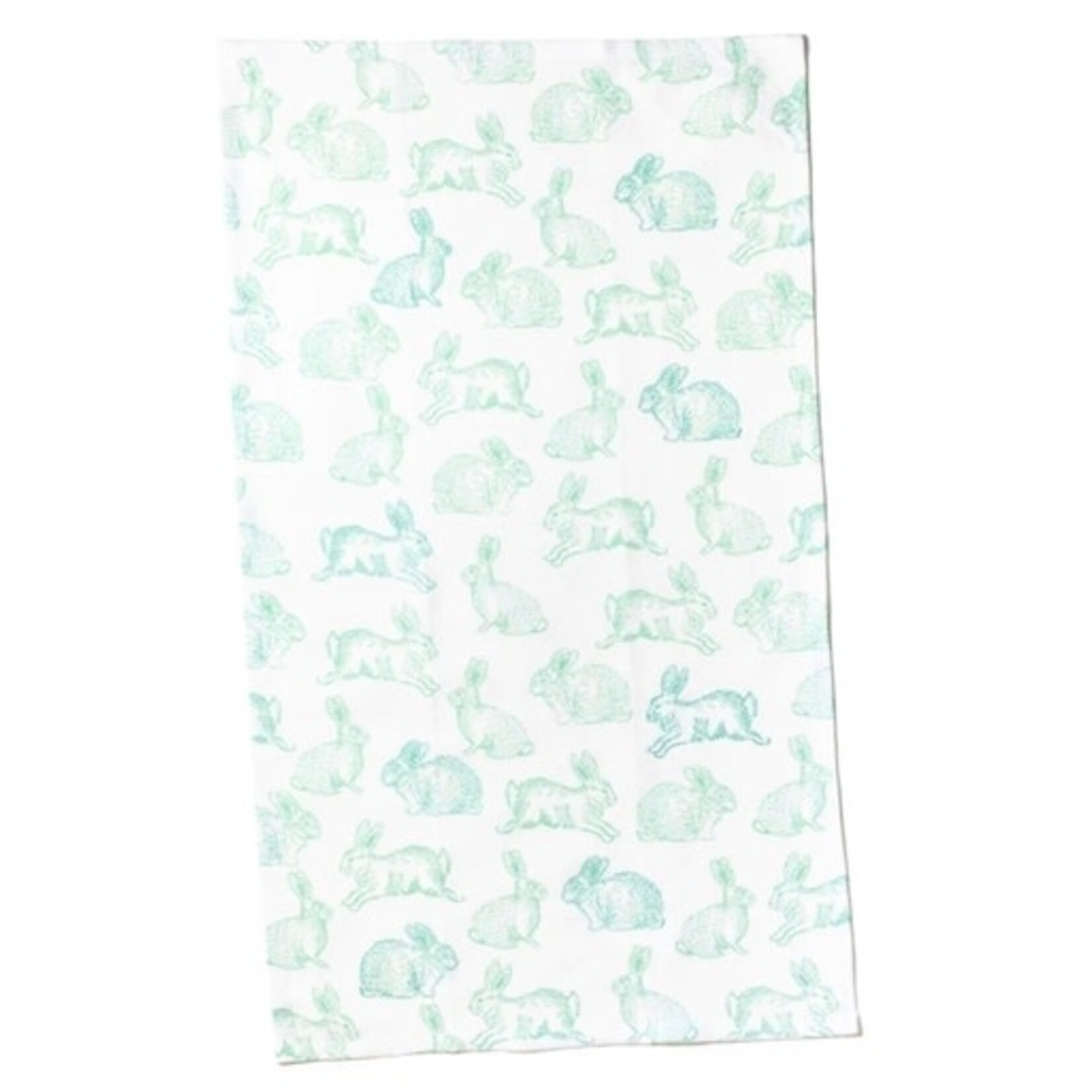 coton colors speckled rabbit large tea towel